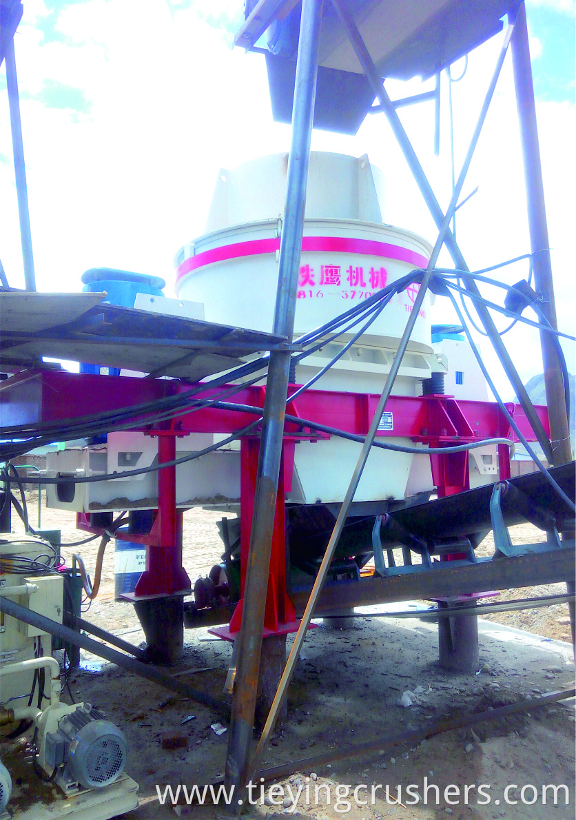 Compound Spring Cone Crusher at Working